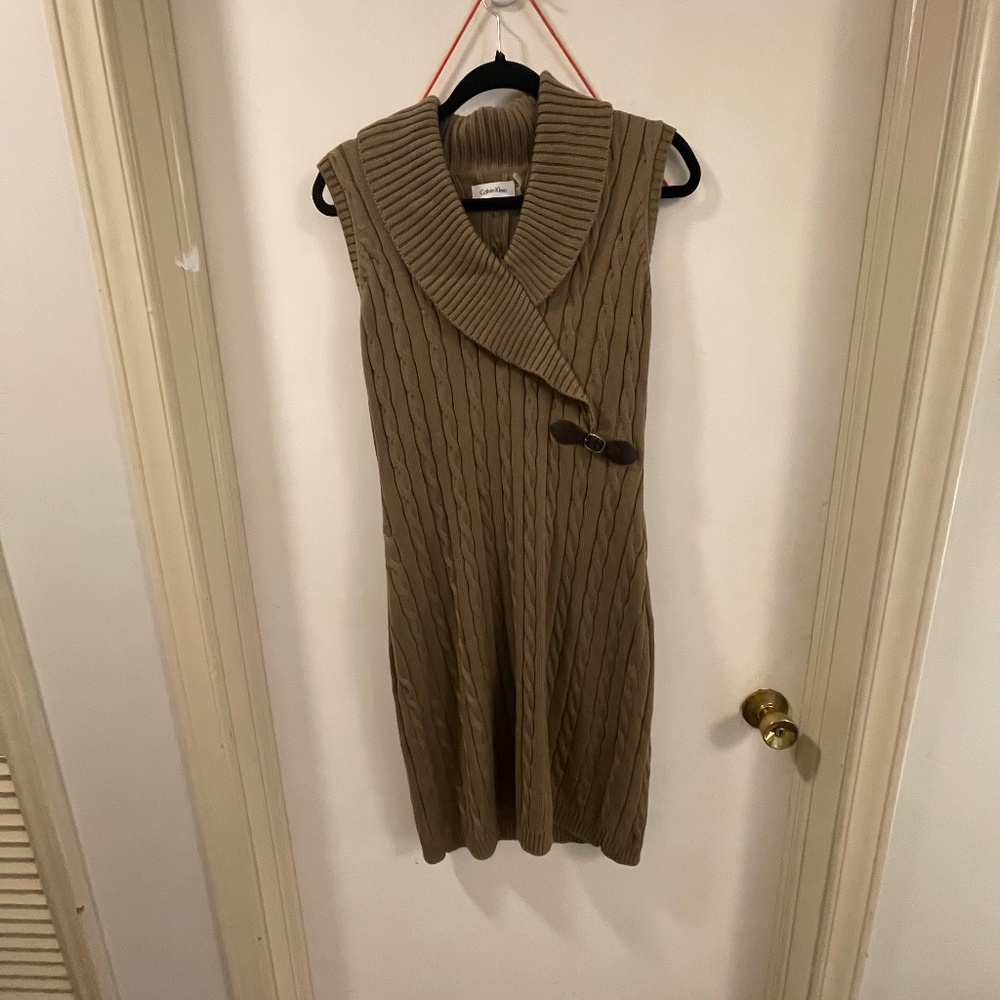 Calvin Kline Light weight cable knit dress